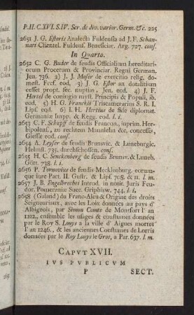225-256, Caput XVII.