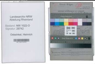 Entnazifizierung Heinrich Ostwinkel , geb. 06.09.1898 (Schneider)
