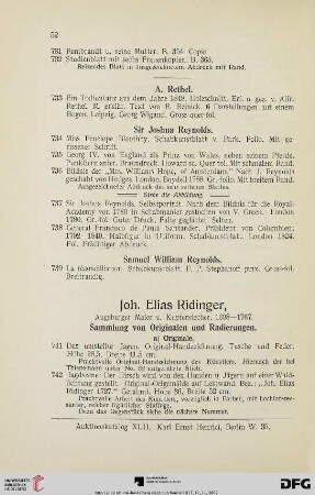 Joh. Elias Ridinger (Nr. 741-903a)