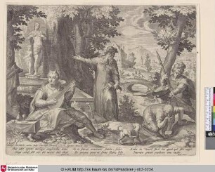 [Die Buhlerin an der Fontaine sitzend, ...]