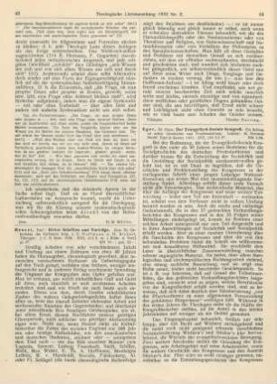 43-44 [Rezension] Hensel, Paul, Kleine Schriften und Vorträge. Zum 70. Geburtstag des Verfassers hrsg. v. E. Hoffmann u. H. Rickert