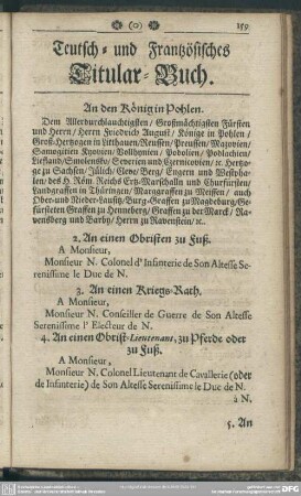 Teutsch- und Frantzösisches Titular-Buch
