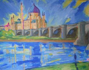 Dresden Marienbrücke mit der Yenidze I