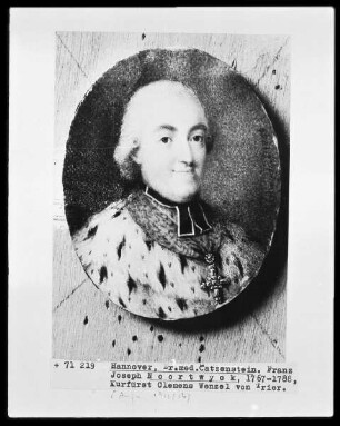 Kurfürst Clemens Wenzel von Trier