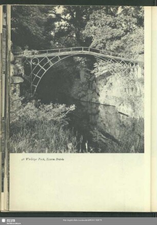 Wörlitzer Park, Eiserne Brücke