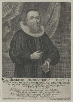 Bildnis des Ioh. Henricus Heideggerus