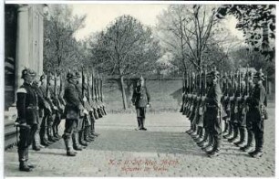 Döbeln. Aufziehen der Wache - Infanterie-Regiment Nr. 139