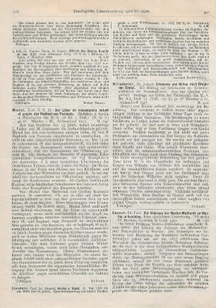 319-320 [Rezension] Eichmann, Eduard, Kirche u. Staat. II: Von 1122 bis zur Mitte des 14. Jahrh