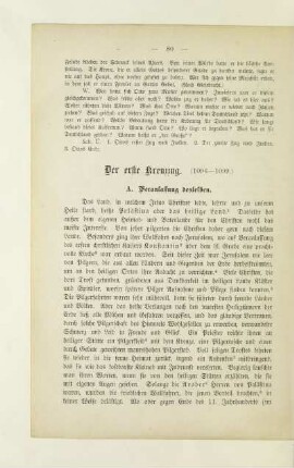 Der erste Kreuzzug