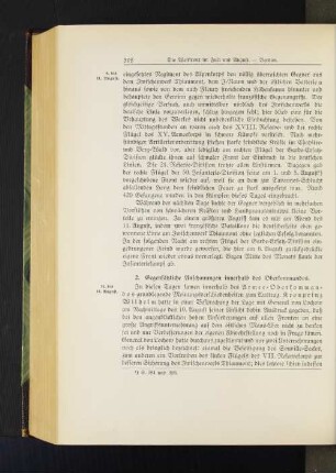 2. Gegensätzliche Anschauungen innerhalb des Oberkommandos.