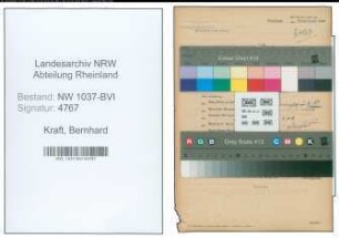 Entnazifizierung Bernhard Kraft , geb. 06.03.1891 (Lehrer)