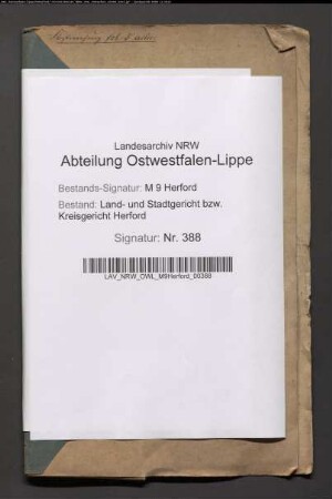 Erblasser: Homburg, Anna Maria Louise: