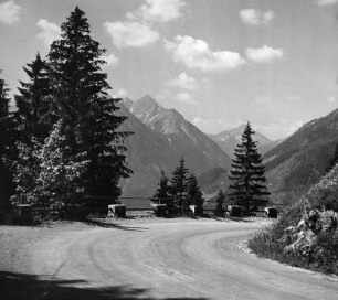 Allgäu. Gebirgsstraße