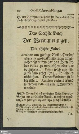 Das Sechste Buch Der Verwandlungen