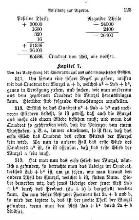 7. Von der Ausziehung der Quadratwurzel aus zusammengesetzten Größen.