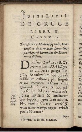 Iusti Lipsi[i] De Cruce Liber II