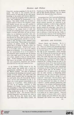 Reviews and notices