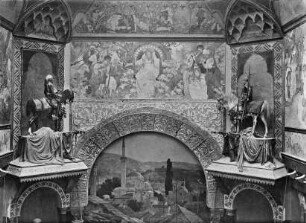 Paris, Weltausstellung 1900, Jugoslawien, Fresko im Bosnischen Pavillon