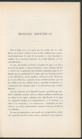 Misiones históricas