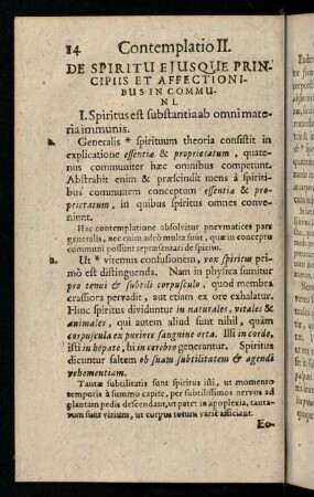 14-26, Contemplatio II. De Spiritusque Principiis