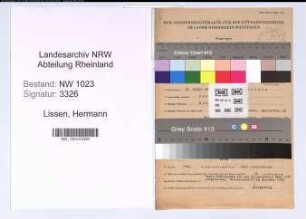Entnazifizierung Hermann Lissen , geb. 14.01.1905 (Stadtinspektor)