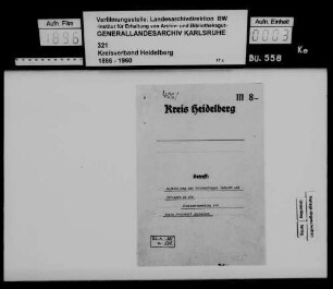 Erstellung des Haushaltsplanes für das Rechnungsjahr 1935/36