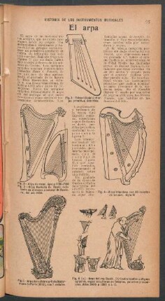 El arpa : Historia de los instrumentos musicales