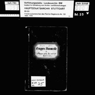Unteroffiziere und Kapitulanten 1904-1912