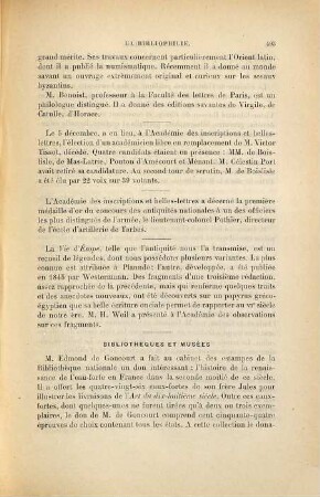 La Bibliophilie : ancienne & moderne, française & étrangère. 1885