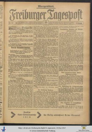 28.11.1919 (Morgenblatt)