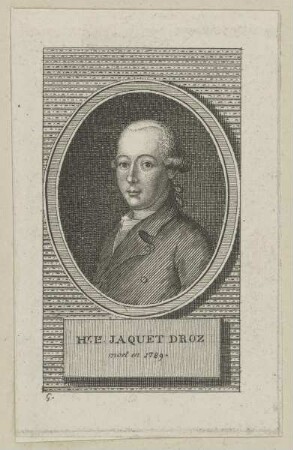 Bildnis des Henri-Louis Jaquet Droz