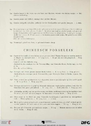 Chineesch porselein (Nr. 896-913)
