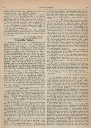 69-72 Literarische Notizen