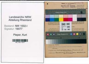 Entnazifizierung Kurt Pieper, geb. 07.07.1909 (Polier)