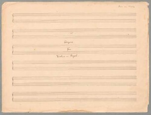 Canzonas, vl, org - BSB Mus.ms. 17036 : Canzone für Violine u[nd] Orgel