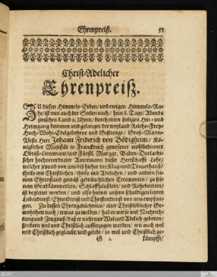 Christ=Adelicher Ehrenpreiß