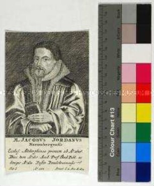 Porträt des Theologen und Diakons in Altdorf Jakob Jordan