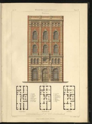 Blatt 17: Wohnhaus