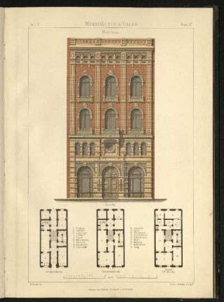 Blatt 17: Wohnhaus