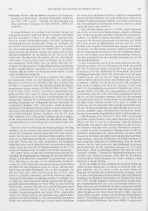 303-305 [Rezension] Naumann, Thomas, Hoseas Erben