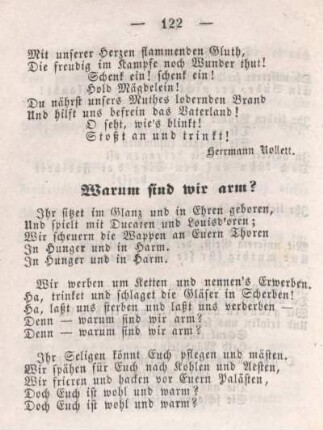 Warum sind wir arm?