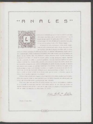 "Anales"