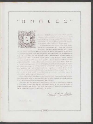 "Anales"