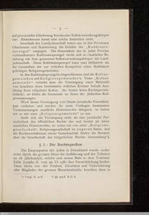 § 1: Rechtsquellen