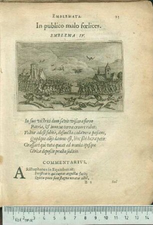 In publico malo fœlices. Emblema IV.