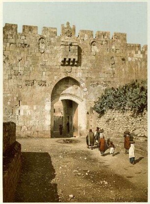Jérusalem. Porte St. Etienne. [Jerusalem, Löwentor]