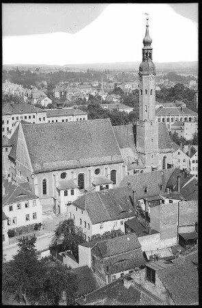 Zittau. Blick über die Stadt