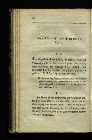 Grundbegriffe der Erziehungslehre.
