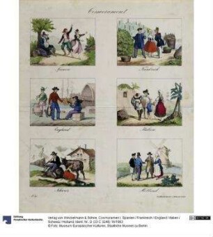 Cosmoramen I. Spanien / Frankreich / England / Italien / Schweiz / Holland