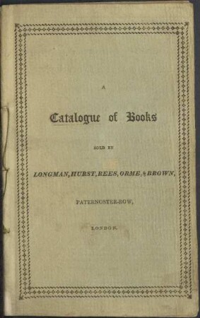1816: A catalogue of books